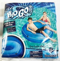 H2O GO!  Color Blast Swim Ring Float 41.7 X 10.6” Age 12+ (NEW SEALED) - £13.14 GBP