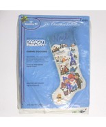 Vintage Paragon Needlecraft 6722 Kit Crewel Christmas Stocking The Carol... - $96.99