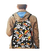 Straw Hat Pirate Anime School Backpack with Side Mesh Pockets - £35.85 GBP