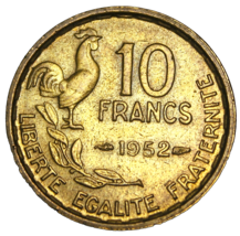 France 10 Francs, 1952~Free Shipping #A49 - £3.20 GBP