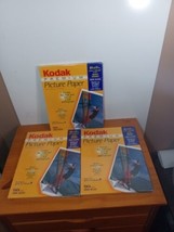 Lot Of 3 Kodak Premium Picture Paper for Inkjet 8 1/2 X 11 High Gloss 15... - $26.24