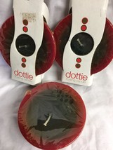 Set of 3 Dottie Floating red green candles Christmas Decorations gift 4&quot;... - $2.27