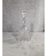 Etched Crystal Bell Jack and Jill Pattern Yugoslavia Heavy Crystal - £12.53 GBP