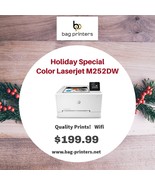 HP Color laserjet M252DW  WiFi Network  B4A22A HOLIDAY PROMO!! - £157.69 GBP