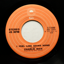 Charlie Rich - The Most Beautiful Girl / I Feel Like Going Home 45rpm 7&quot; Single - $4.43