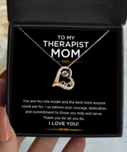 Therapist Mom Necklace Gifts, Birthday Present For Therapist Mom, Daughter To  - £39.29 GBP