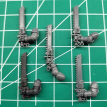 Chainswords x5 Left Arm Black Templar Bits Warhammer 40k Space Marine We... - €5,38 EUR