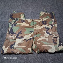 Trousers Hot Weather Woodland Camouflage Cargo Pants Combat Size Large R... - $18.47