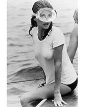The Deep Jacqueline Bisset 16x20 Canvas Giclee Wet White T-Shirt - £54.84 GBP