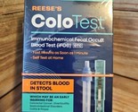 Reese&#39;s Colo Test. Immunochemical Fecal Occult Blood Test. 1 Test Kit - $19.31