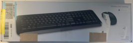 Microsoft:Desktop 850 Full-size Wireless Keyboard and Mouse Bundle:Black... - $34.64