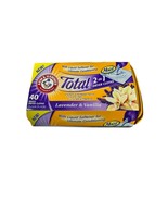 Arm &amp; Hammer Total 2-in-1 Moist Dryer Cloths Lavender Vanilla 40ct Disco... - $663.22 MXN