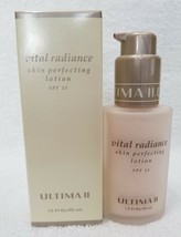 Ultima Ii Vital Radiance Skin Perfecting Lotion Spf 15 Radiant 1.5 oz/45mL New - £148.07 GBP