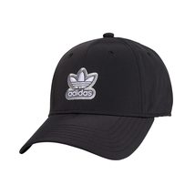 adidas Originals Women&#39;s Aura Structured Adjustable Fit Hat, Black/Light... - £23.78 GBP