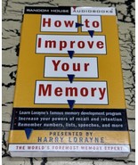 How To Improve Your Memory By Harry Lorayne Audio Book Cassette Tape Aud... - £14.53 GBP