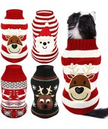 4 Pieces Dog Christmas Holiday Knit Sweaters - Size: XL - £15.43 GBP