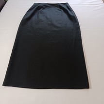 Casual Corner & Co Women's Black Wrapped Long Skirt Measured Waist 30" image 10