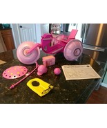 WATER VEHICLE MATTEL BARBIE DOLL VINTAGE 1985 SPLASH CYCLE - BROKEN FRON... - $27.95