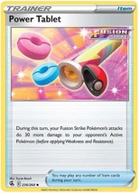 Power Tablet Trainer 236/264 Uncommon Fusion Strike Pokemon Card - £3.97 GBP