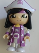 Ryans World   Bonkers Toy Co action figure  girl  purple white black hair 3.5 in - £4.48 GBP