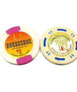 Horse Shoe Casino One Dollar Council Bluffs Iowa Ameristar Casino Old Chips - £11.79 GBP