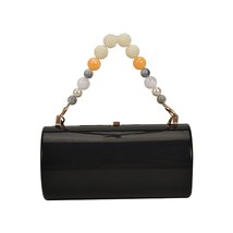 Colorful Beaded Acrylic Cylindrical Women Purses and Handbags Fashion Casual Par - £38.79 GBP