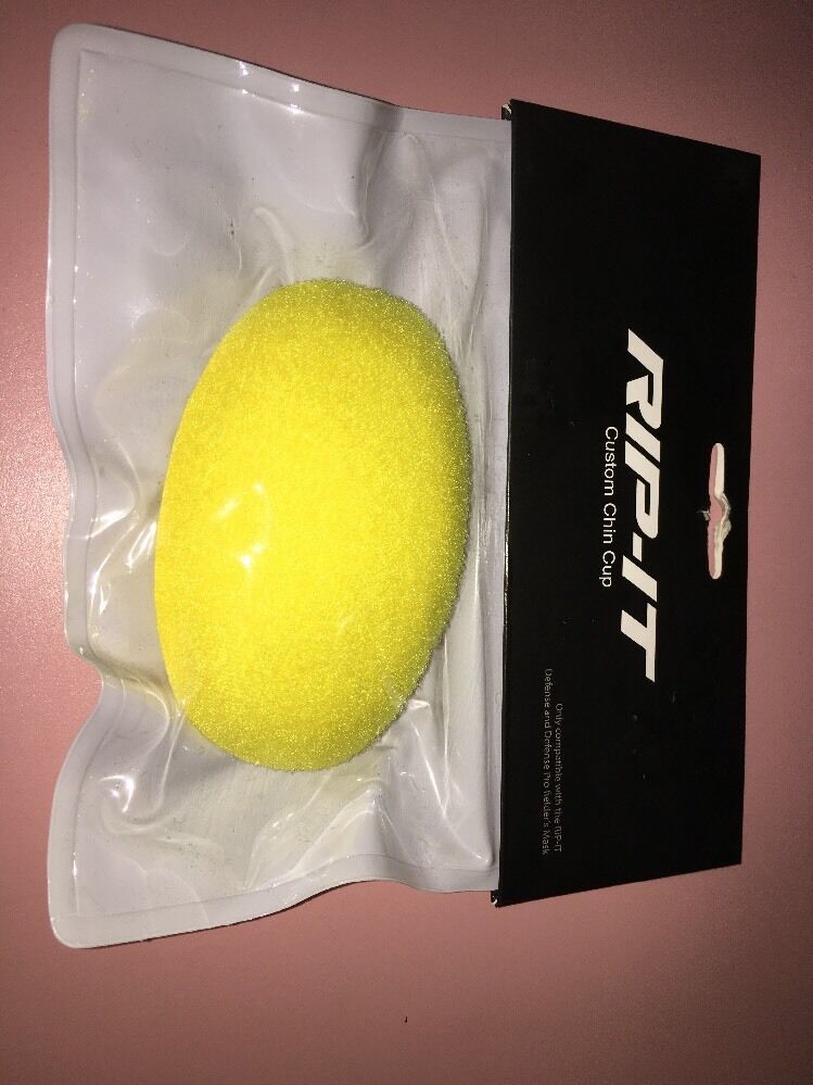 RIP-IT Defense Chin Cup, Yellow-Brand New-SHIPS N 24 HOURS - $18.69