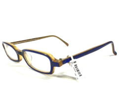 Anne et Valentin Eyeglasses Frames DADA 0121 Shiny Blue Marble Gold 48-18-140 - £183.65 GBP