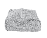 Luxurious Gray Knitted Blanket - $272.97