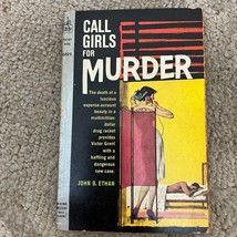 Call Girls for Murder Mystery Paperback Book by John B. Ethan Thriller 1960 - £9.74 GBP