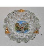 Vintage Souvenir Ashtray St. Bartholomä am Königssee Germany Glass Gold ... - $908.46 MXN