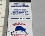 Vintage Matchbook Cover Seafood Shanty  restaurant  Gulf Breeze, FL gmg ... - £9.73 GBP