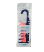Comb Set Conair Essentials Comb Set Detangle &amp; Style Navy/Peach 93380T20 - £6.33 GBP