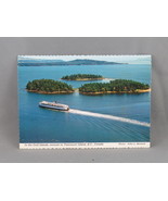 Vintage Postcard - A BC Ferry Passing the Gulf Island - Peacock Postcards - $15.00