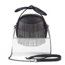New Women Tassel Shoulder Messenger Bag Ladies Casual Trendy Crossbody Handbags  - £21.31 GBP