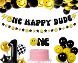 One Happy Dude Birthday Decorations - First Birthday Party Supplies 1St ... - £21.10 GBP