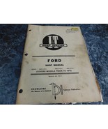 Ford Shop Manual Series  I &amp; T Shop Service Covers Prior 1975 - $22.10 CAD