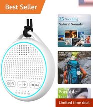 Rechargeable Sound Machine with 25 Soothing White Noises - Portable Rela... - $24.94