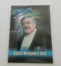 1993 Playmates Star Trek The Next Generation Montgomery Scott trading card - £3.95 GBP