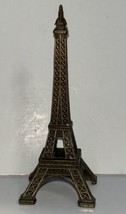 Metal Eiffel Tower Paris Statue 5.5&quot; Paris France Souvenir Travel Vintage - £10.09 GBP