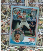 Mookie Betts 2018 Topps Chrome 35th Anniversary 1983 #83T-4 Red Sox Dodgers - £2.35 GBP