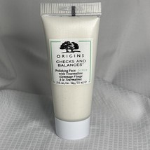 Origins Checks And Balances Polishing Face Scrub With Tourmaline .5oz NW... - $7.87
