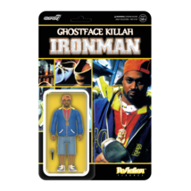 Ghostface Killah - Hip Hop IRONMAN 3 3/4&quot; ReAction Figure by Super 7 - £19.74 GBP