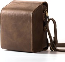 Vintage Camera Bag For Polaroid Onestep+/ Now+ Polaroid Originals, Brown Case - £34.28 GBP