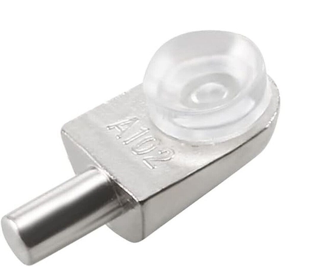 Uxcell 5mm Glass Shelf Pegs 16pcs Zinc Alloy Pins w/ Suction Cups - $12.99
