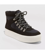 Universal Thread™ Women&#39;s Size 5 ~ &quot;Malena&quot; ~ Black ~ Lace Up ~ Hi Top S... - $35.80 CAD