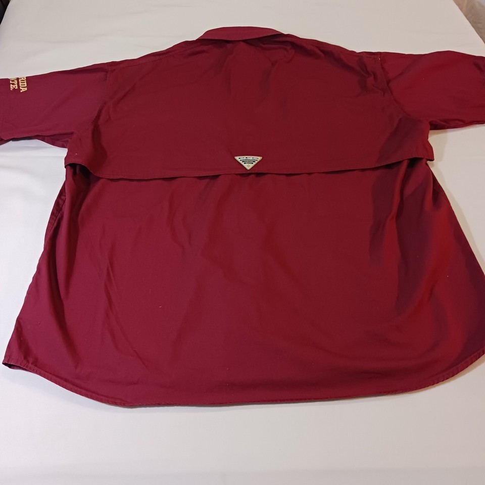 Florida State University FSU Columbia Sportswear PFG Cotton Shirt Men’s Size L Item image 14