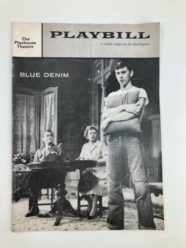 1958 Playbill The Playhouse Chester Morris in Blue Denim by James Leo He... - $14.20