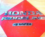 2006-2014 HONDA RIDGELINE 4WD REAR TRUNK TAILGATE EMBLEM LOGO BADGE OEM - $62.99