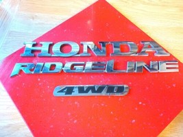 2006-2014 Honda Ridgeline 4WD Rear Trunk Tailgate Emblem Logo Badge Oem - £49.54 GBP